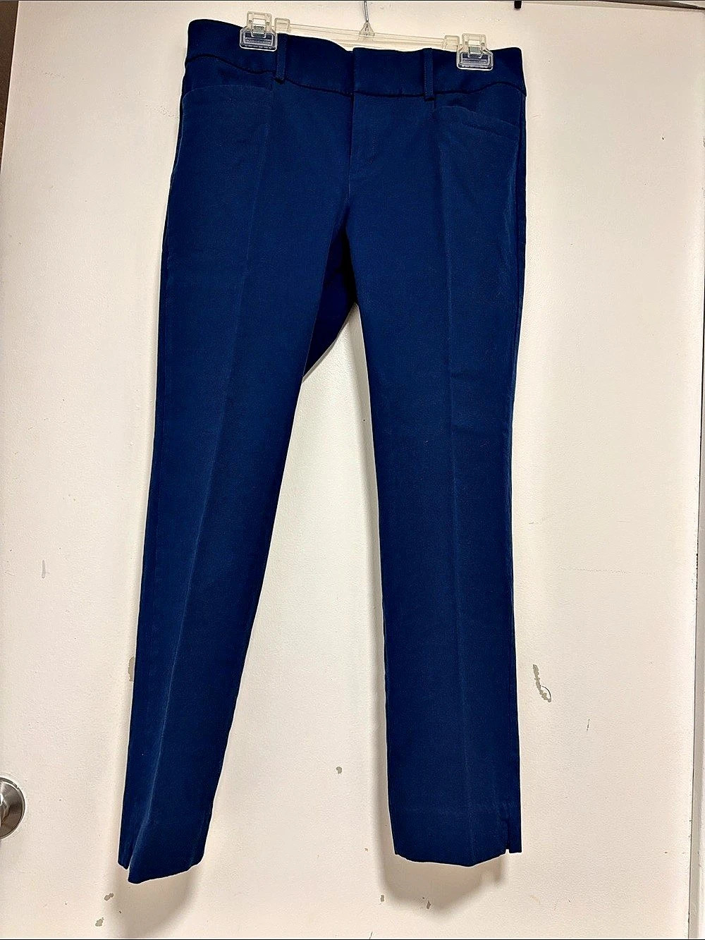 Banana Republic Jackson Fit Trouser Skinny Pants Blue Size 8